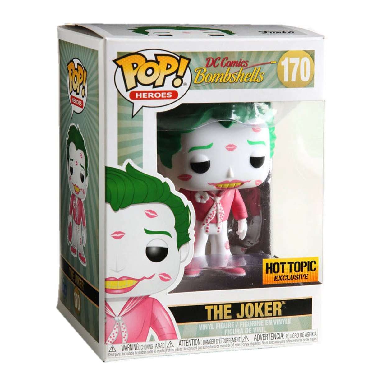 The Joker #170 Figura Dc Comic Bombshell Funko Pop! Exc Hot Topic
