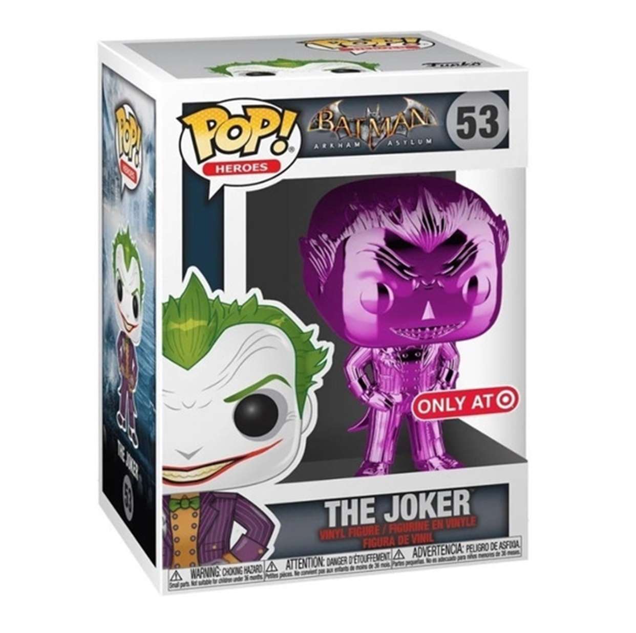 The Joker Purple #53 Batman Arkham Asylum Funko Pop! Exclusivo Target
