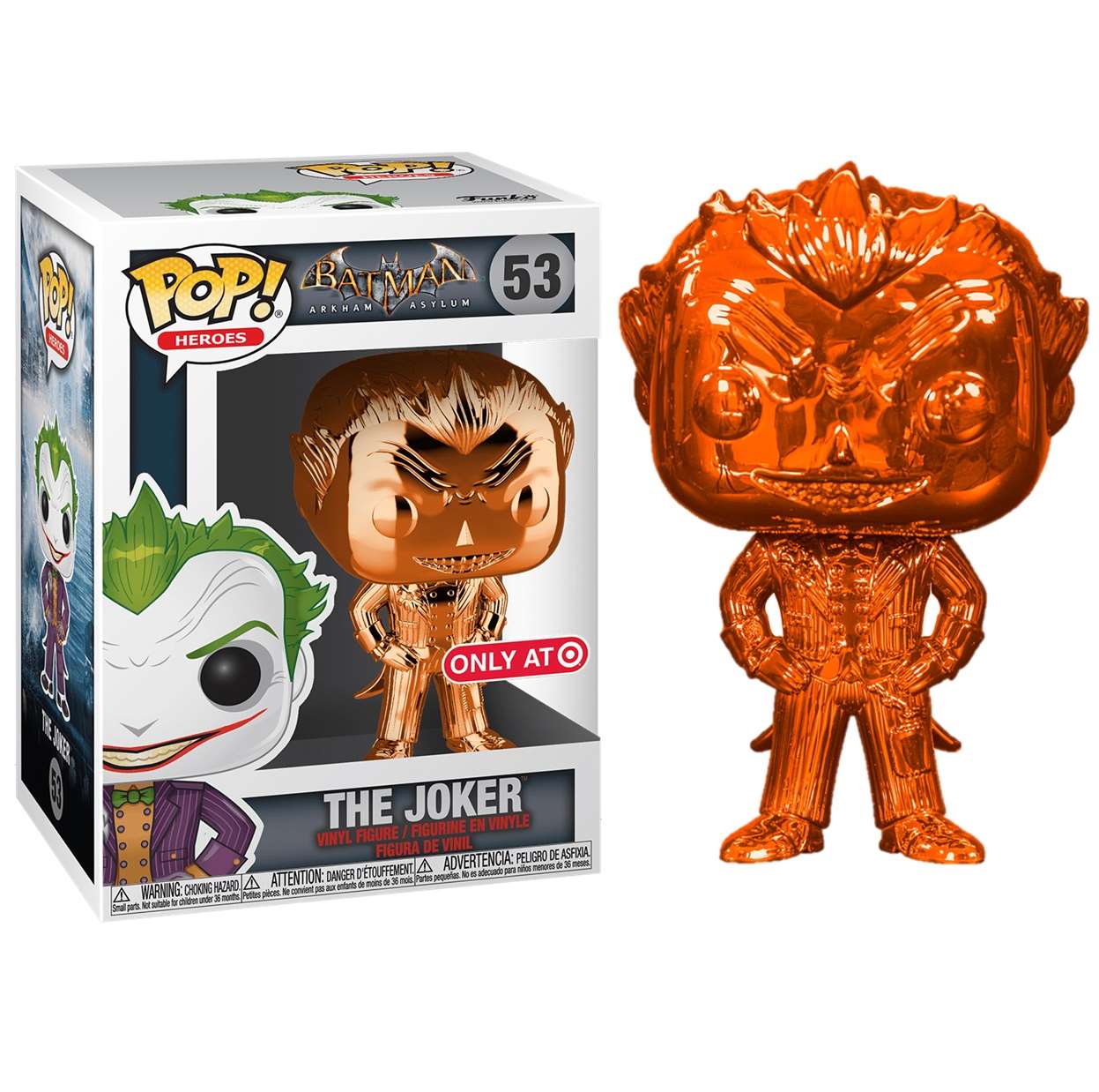 The Joker Orange #53 Batman Arkham Asylum Funko Pop! Exclusivo Target