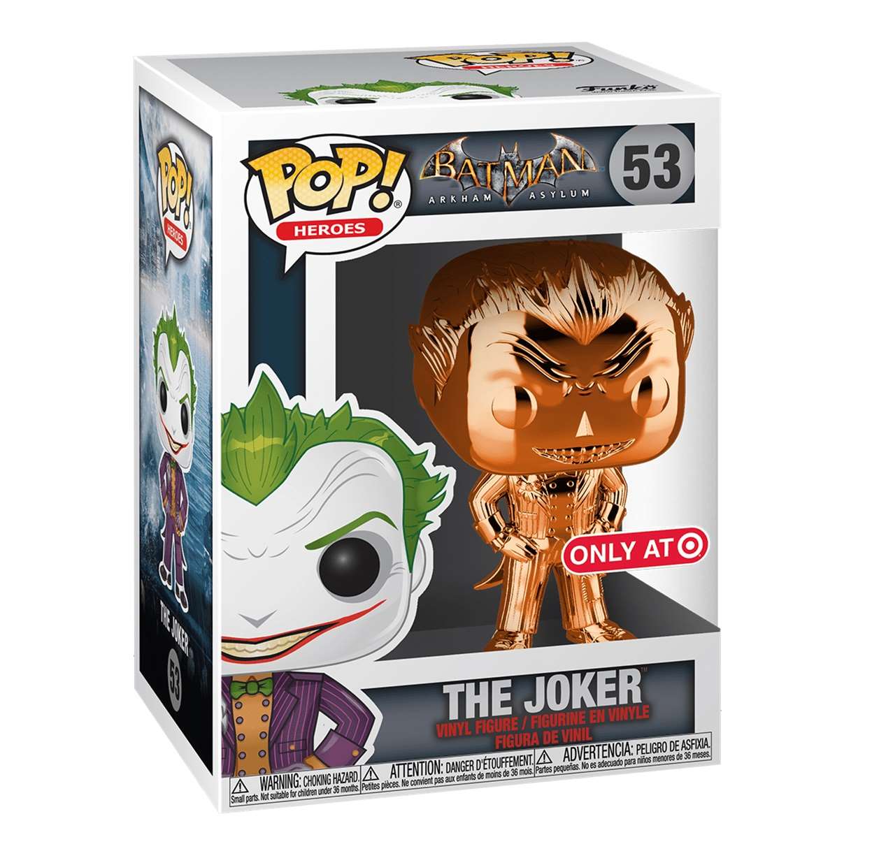 The Joker Orange #53 Batman Arkham Asylum Funko Pop! Exclusivo Target