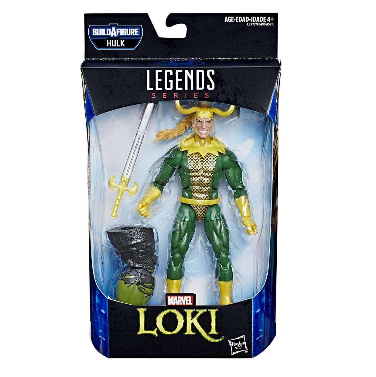 Loki Figura Marvel B A F Hulk Legends Series 6 Pulg