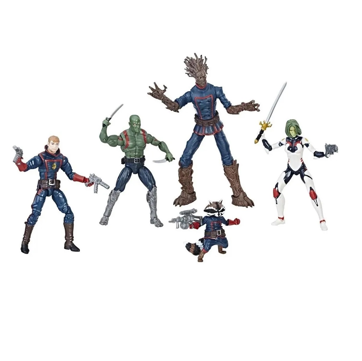 Pack de 5 Figuras Marvel Guardianes De La Galaxia Legends