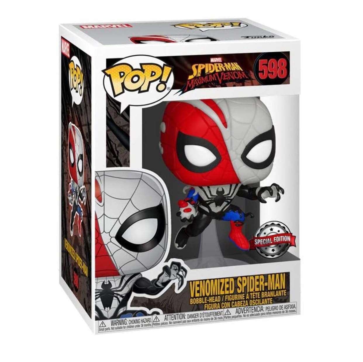 Venomized Spider Man #598 Maximum Venom Funko Pop! Exclusivo Special Edition