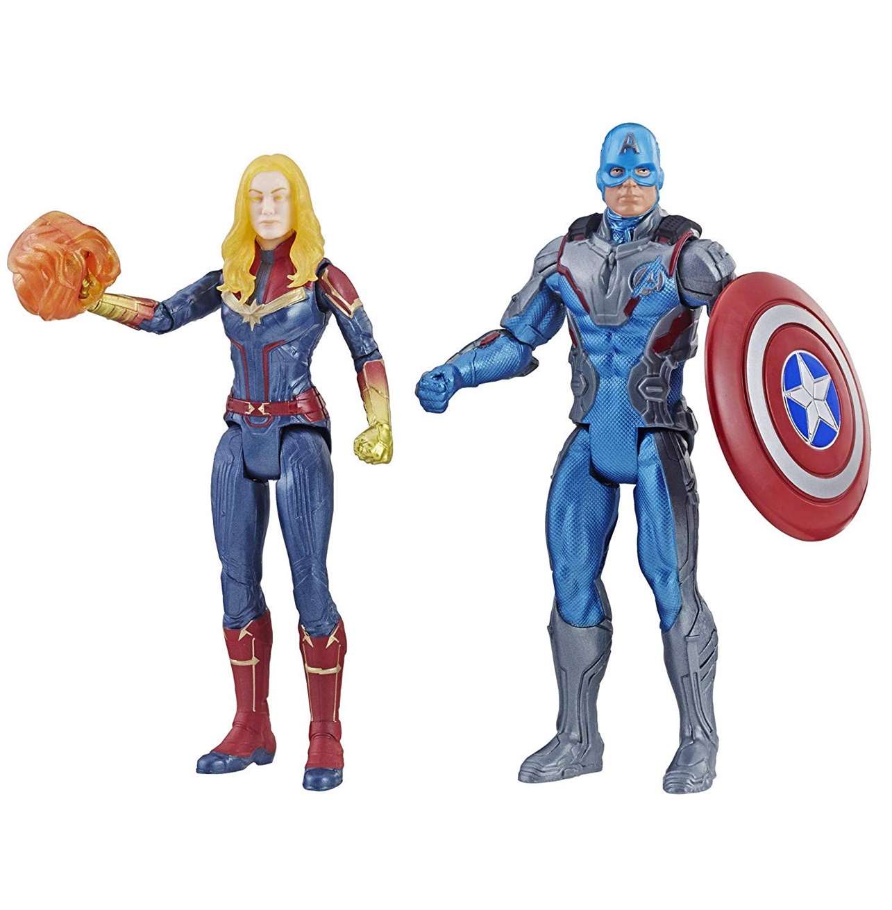 Paquete Capitana Marvel & Capitán América Avengers End Game