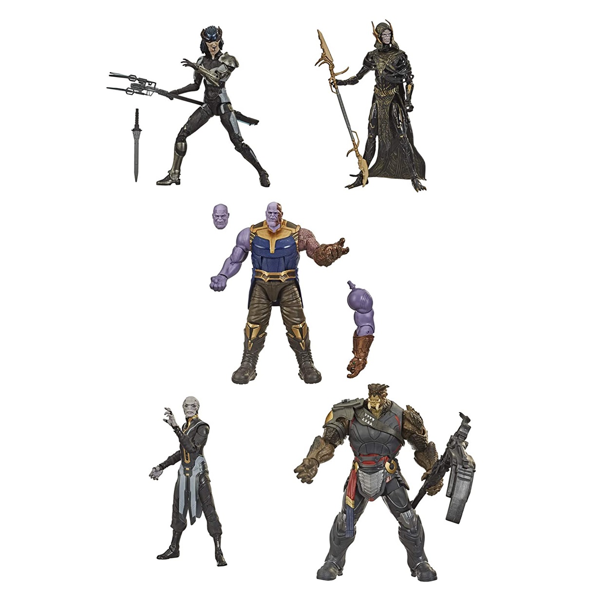 Pack 5 Figuras Hijos De Thanos Infinity War Legends Series