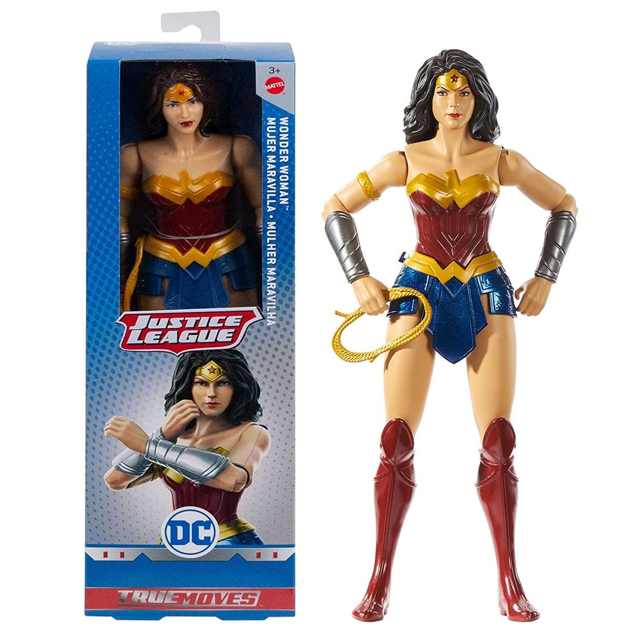 Wonder Woman Figura Dc Justice League True Moves 12 PuLG
