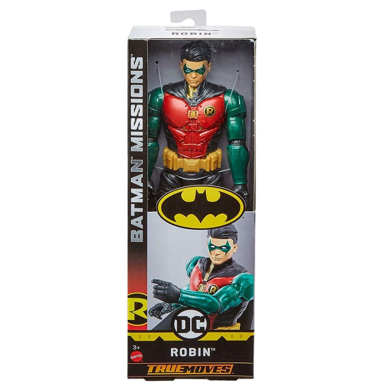 Robin Figura Batman Missions DC Comics True Moves 12 Pulg