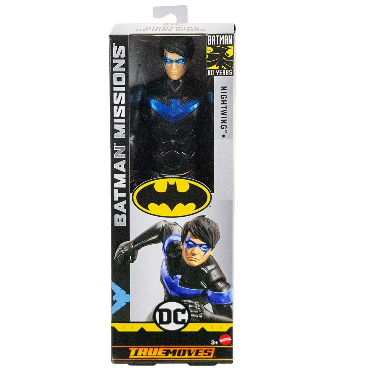 Nightwing Figura Batman Missions Dc Comics True Moves 12 Pulg