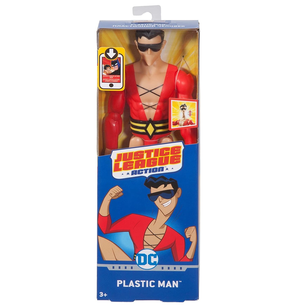 Plastic Man Figura Dc Justice League Action Mattel 12 PuLG