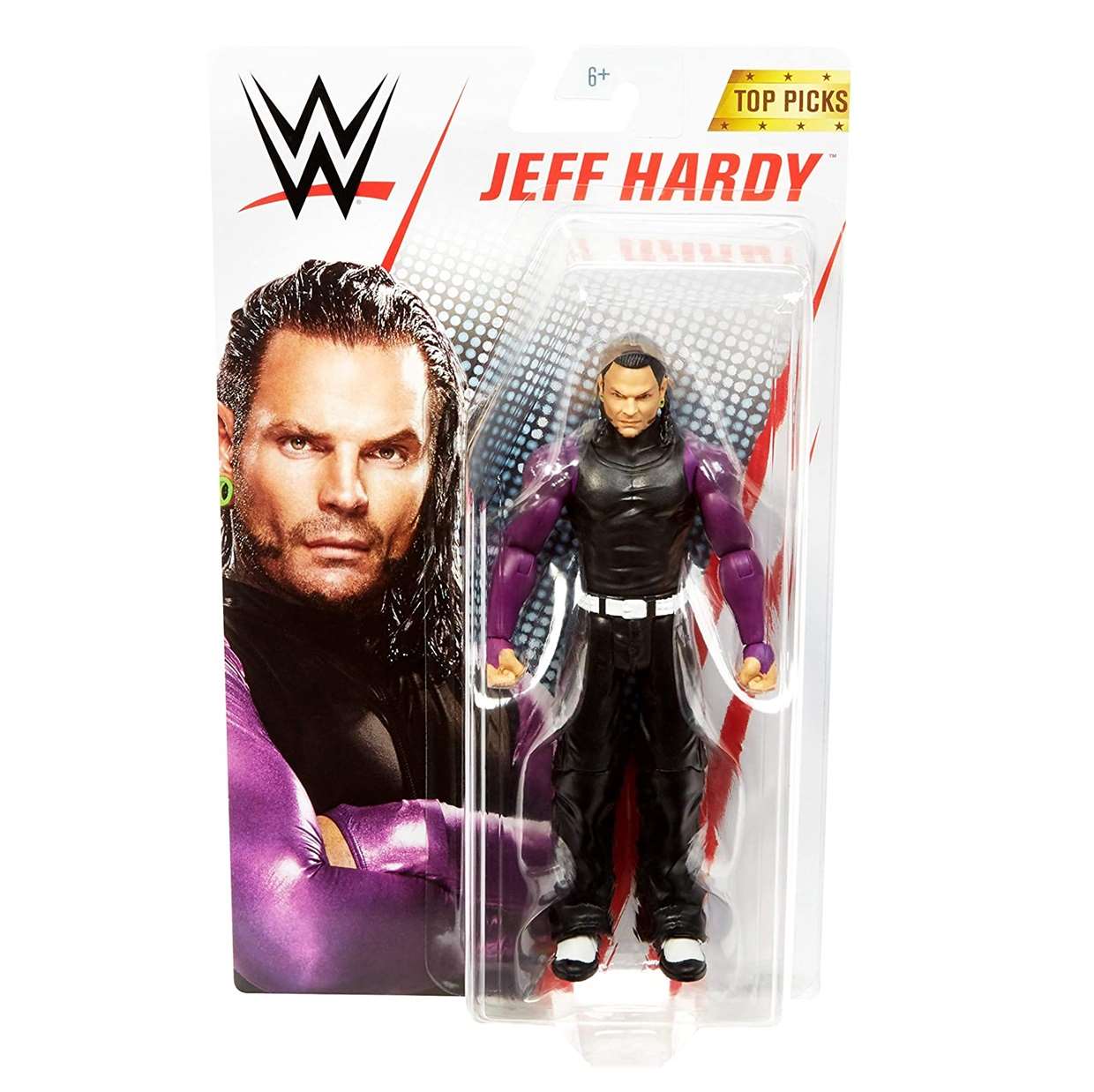 Jeff Hardy Figura Wwe Top Picks Mattel 4 Pulgadas