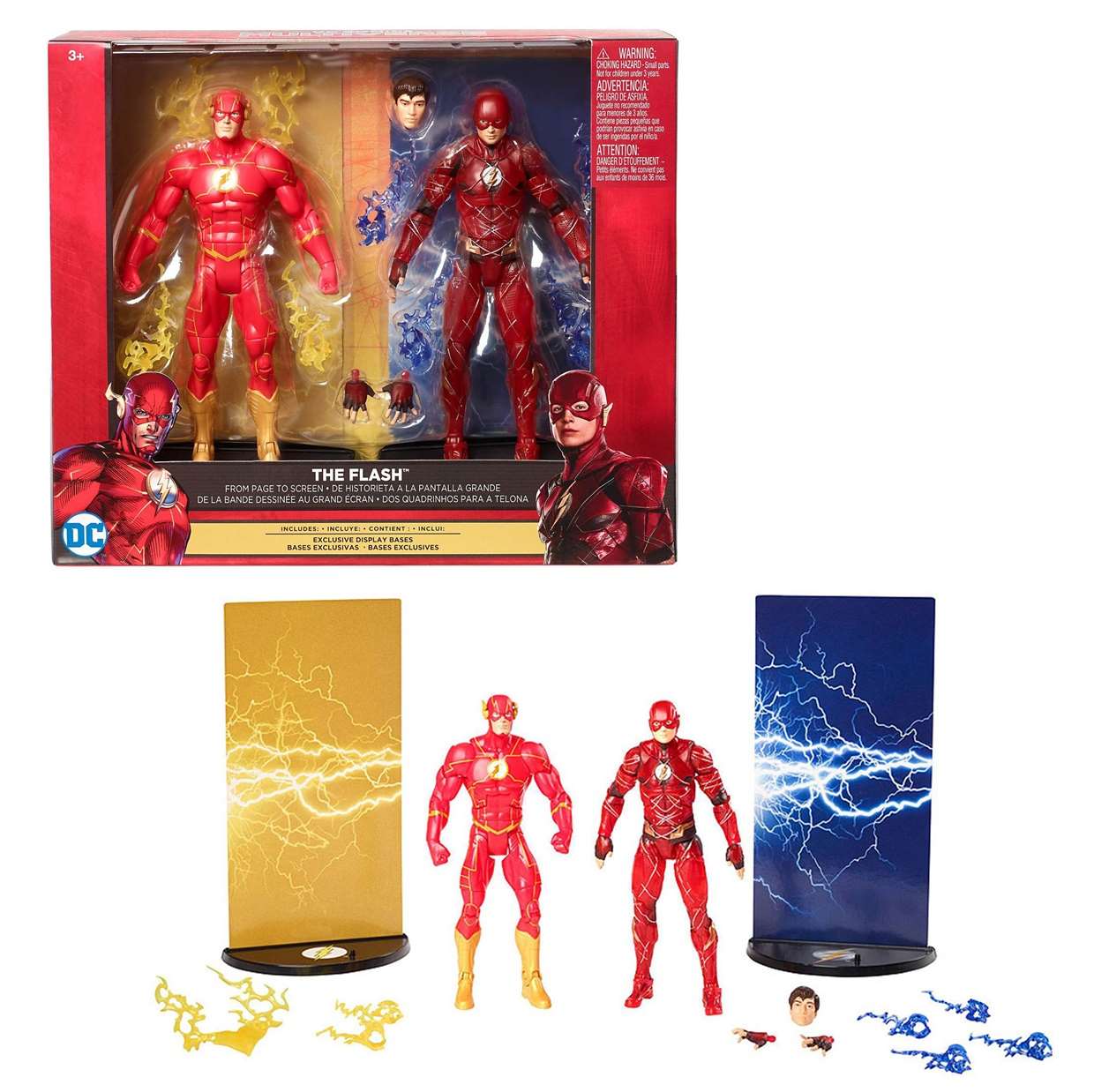 Pack The Flash From Page To Screen Dc Comics Multiverse 6 Pulg