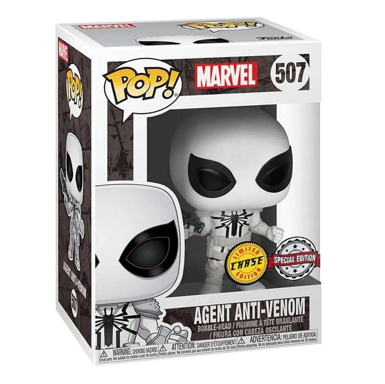 Agent Anti-Venom #507 Funko Pop! Exclusivo Chase Edition