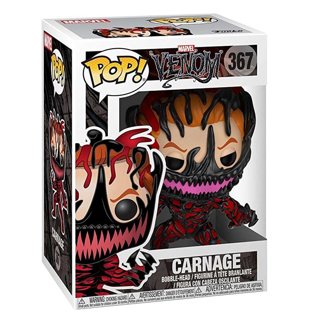 Carnage #367 Figura Venomized Marvel Venom Funko Pop!