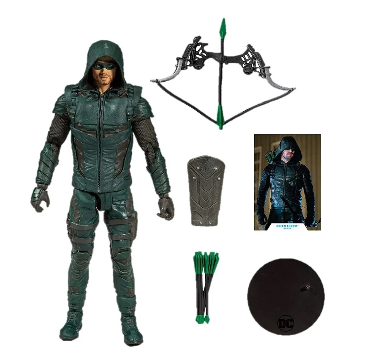 Green Arrow Figura Dc Comics Multiverse Serie Arrow