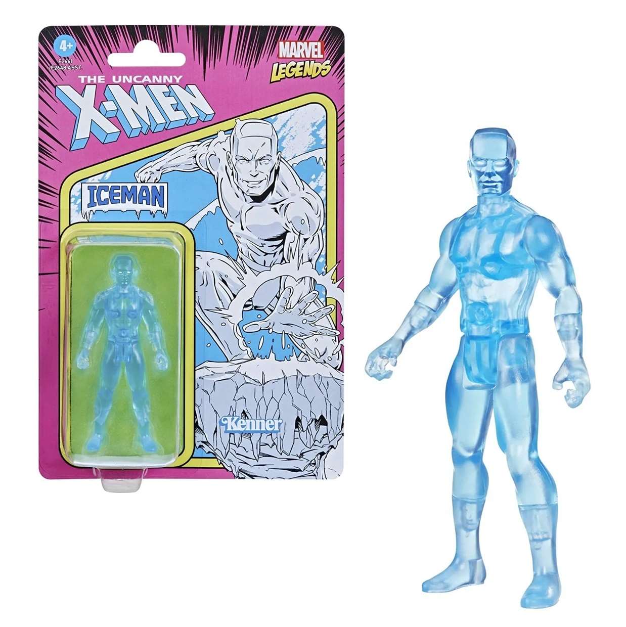 Iceman Vintage Figura Marvel The Uncanny X Men Kenner 3 PuLG