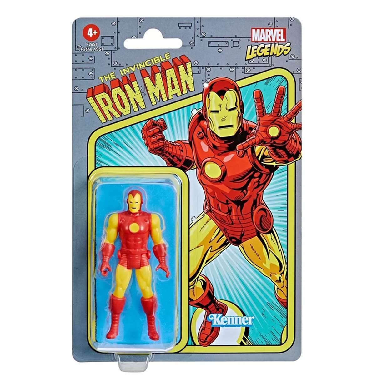The Invincible Iron Man Vintage Figura Marvel Kenner 3 PuLG