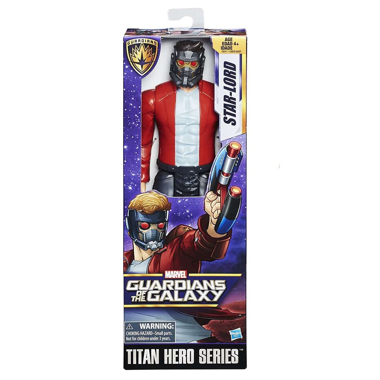 Star Lord Guardianes De La Galaxia Figura Marvel Titan Hero