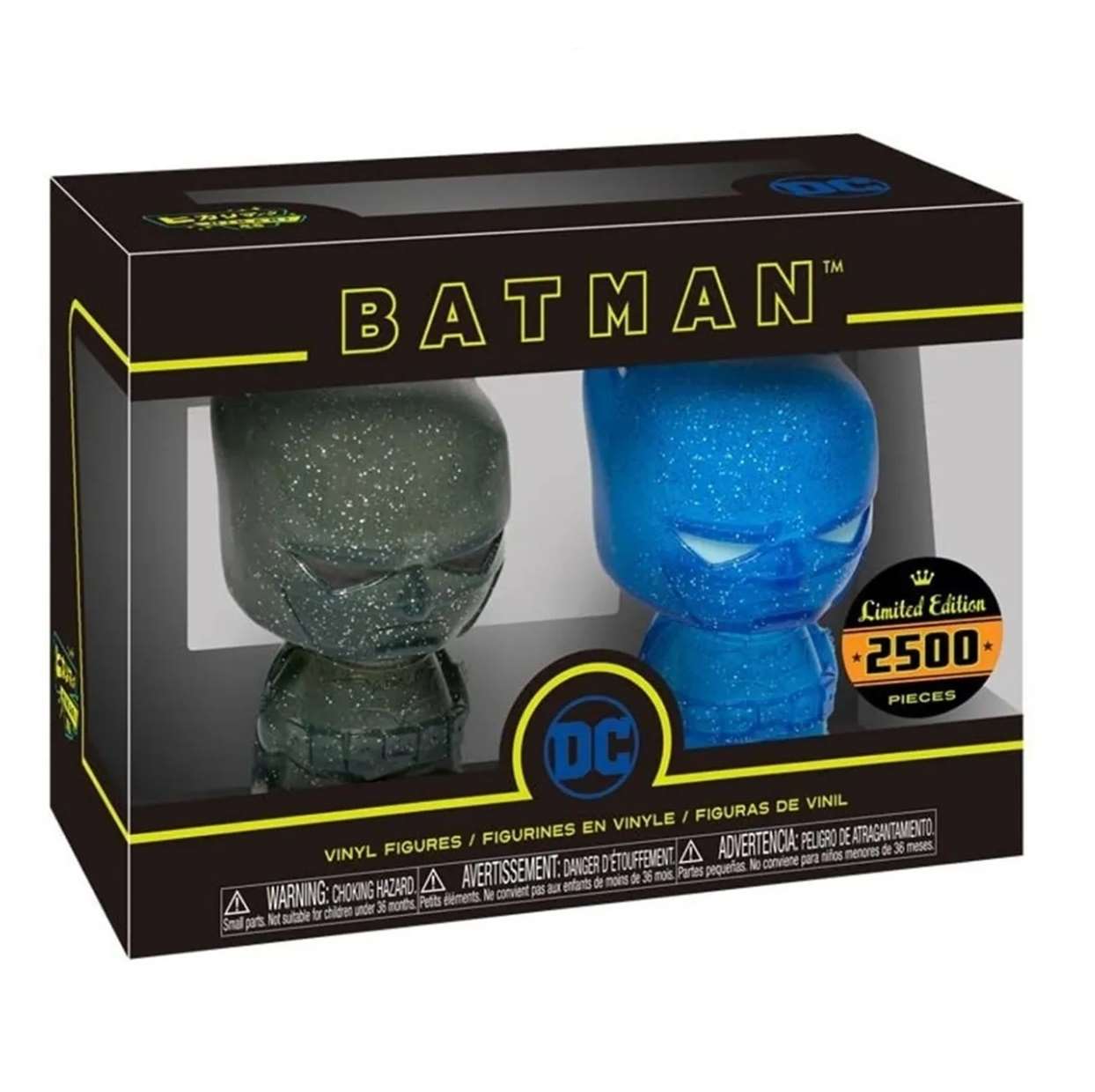 Set 2 Figuras Batman Negro Y Azul Hikari Xs Limited Edition