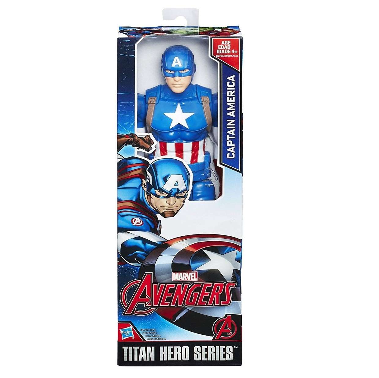 Capitán América Mod16 Figura Marvel Avengers Titan Hero