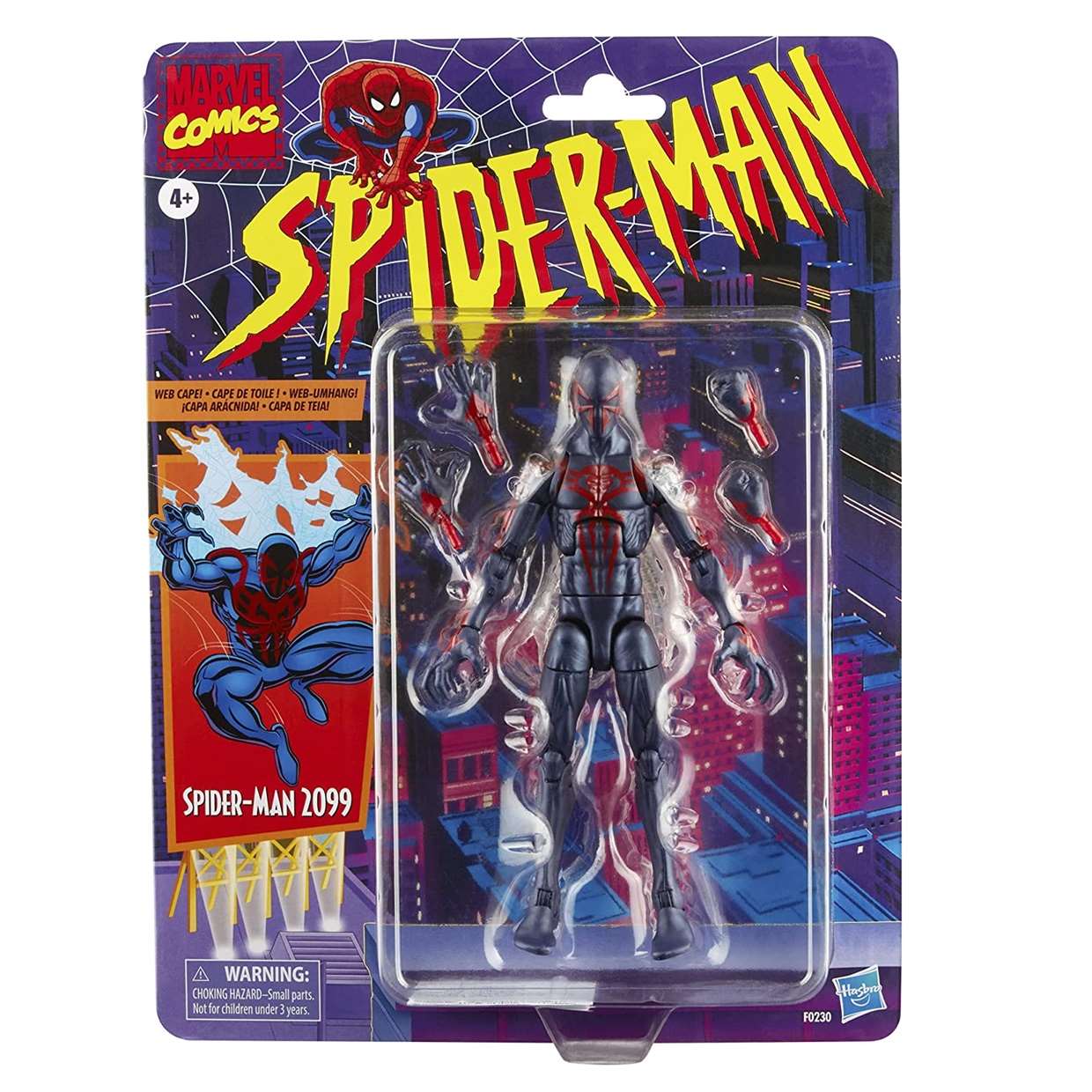 Spider Man 2099 Vintage Figura Marvel Comics Hasbro 6 PuLG