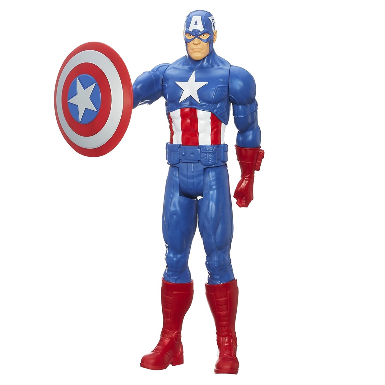 Capitán América Figura Avengers Assemble Titan Hero 12 Pulg