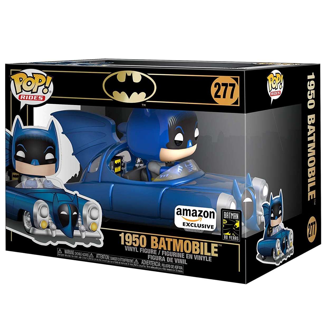 Batman #277 1950 Batmobile Funko Pop! Ride Exclusivo Amazon 