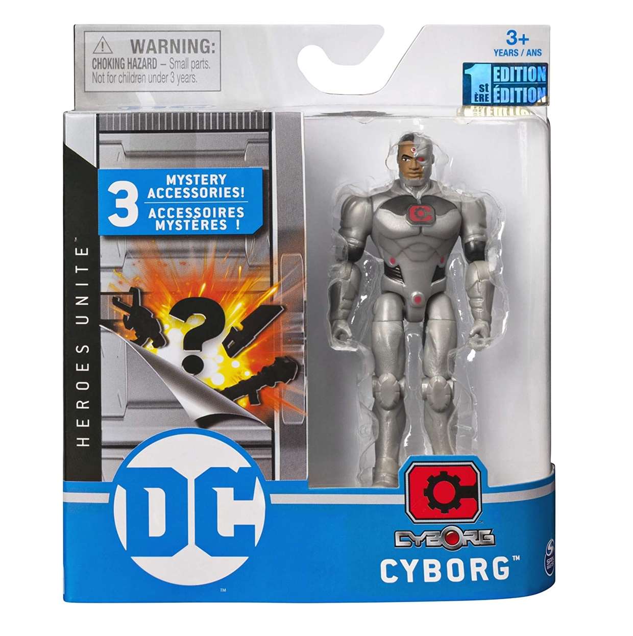 Cyborg 1st Edition Figura Dc Heroes Unite Spin Master 