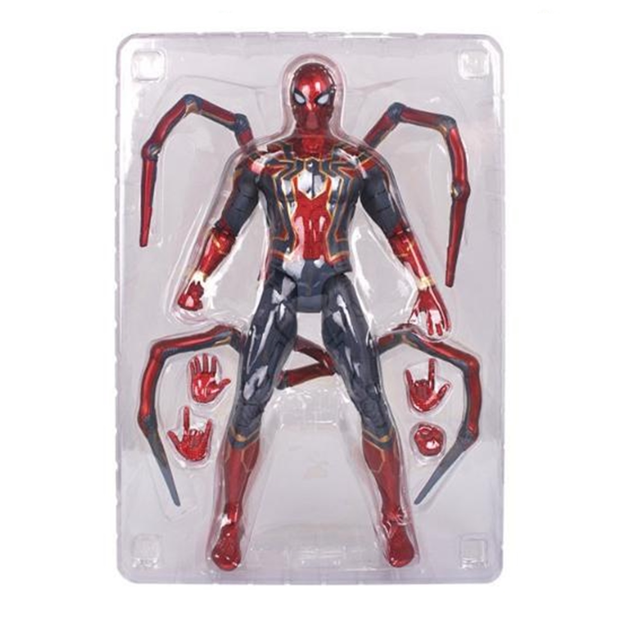 Iron Spider Figura Avengers Infinity War Con Luz Led 15 PuLG