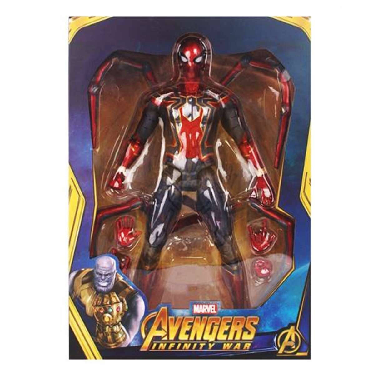 Iron Spider Figura Avengers Infinity War Con Luz Led 15 PuLG