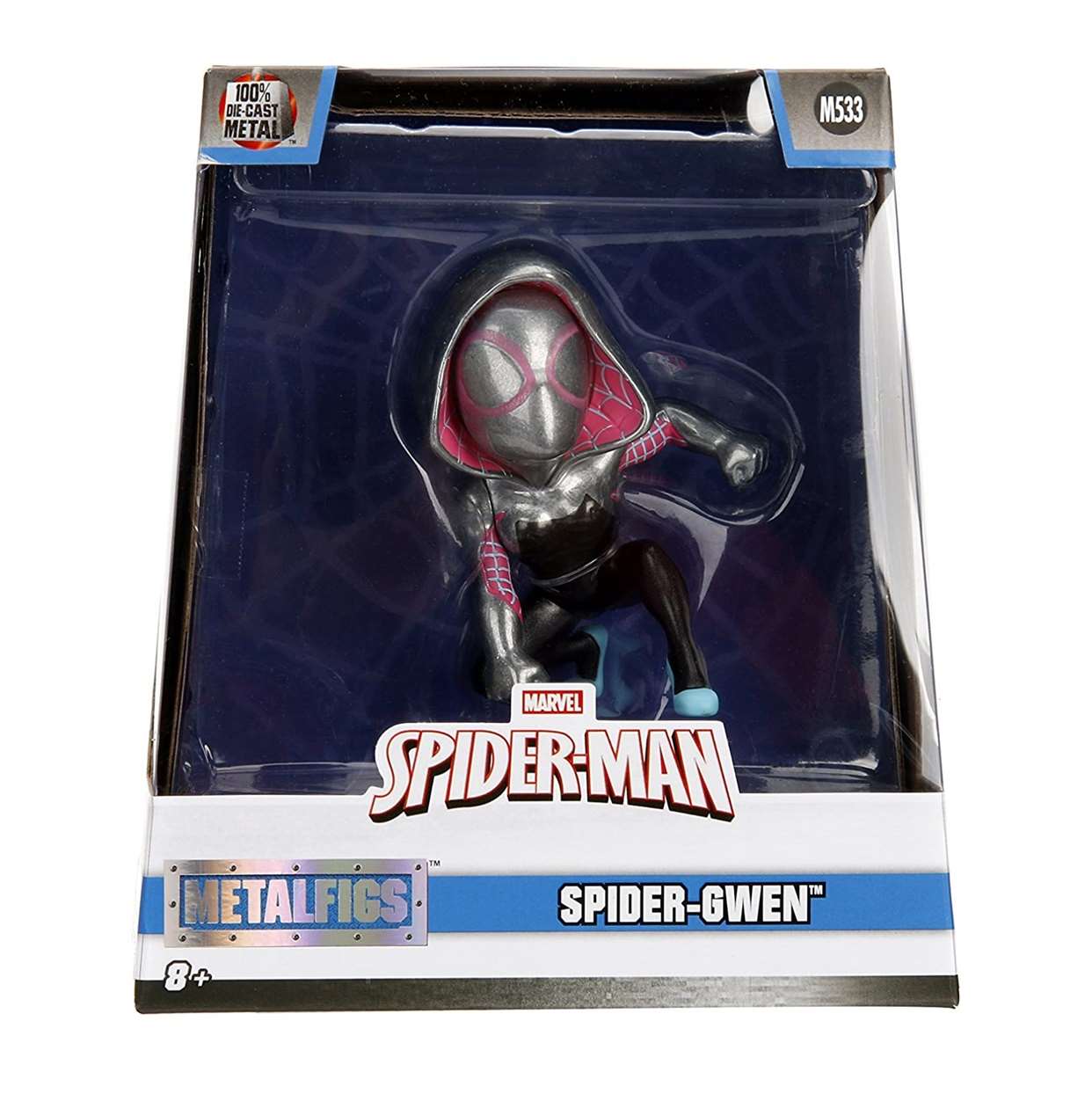 Spider Gwen M533 Figura Marvel Metal Die Cast 4 Pulgadas