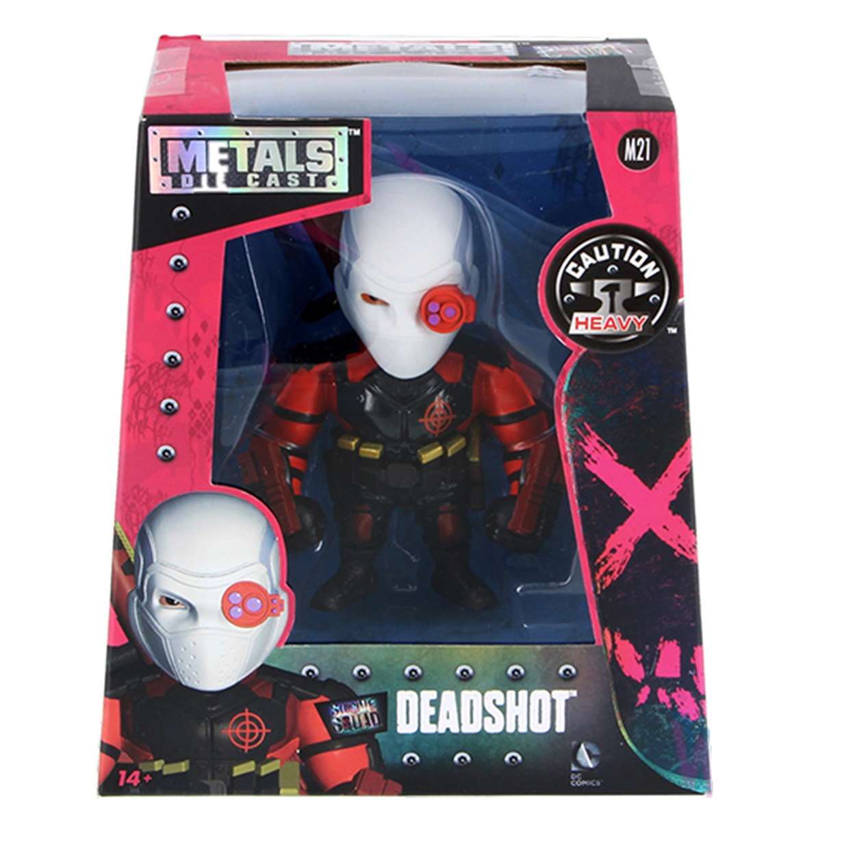 Deadshot Figura M21 Dc Comics Jada Toys Metal Die Cast