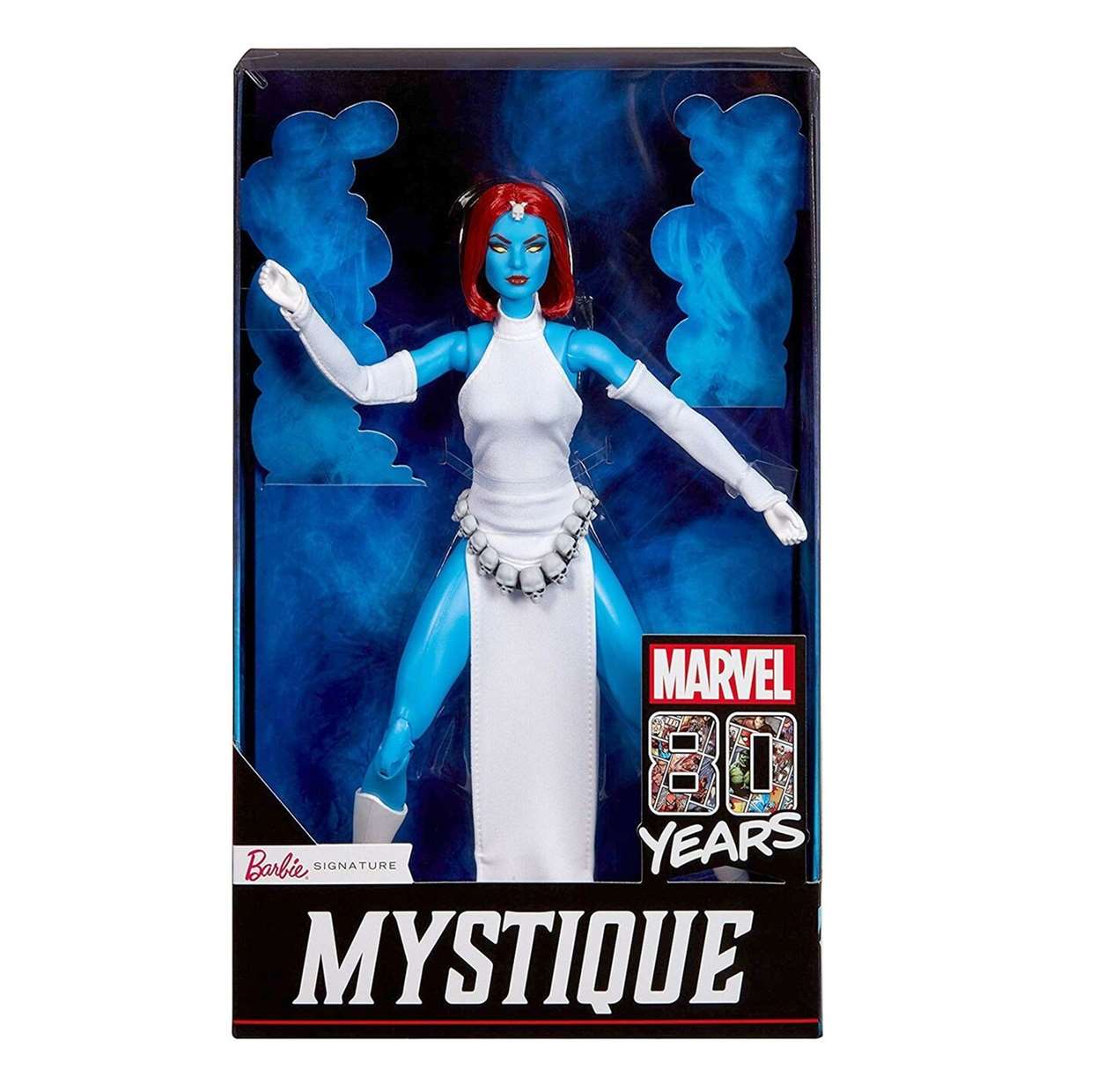 Mystique Doll Figura Barbie Signature Marvel 80th Years