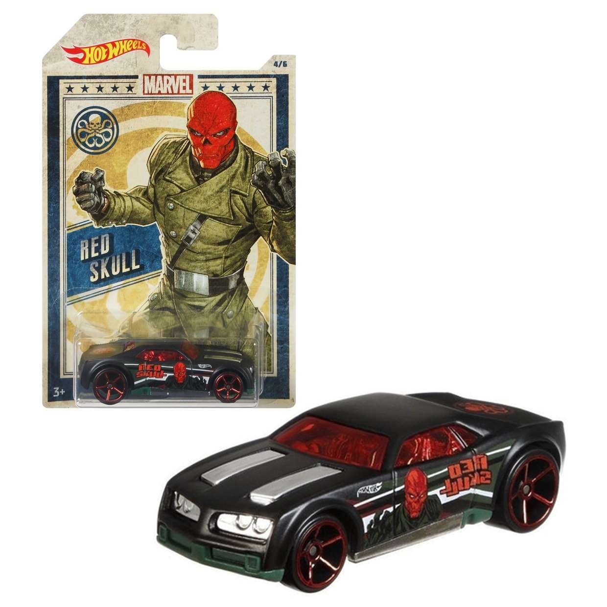 Red Skull Bully Goat 4/6 Hot Wheels Collect Them All