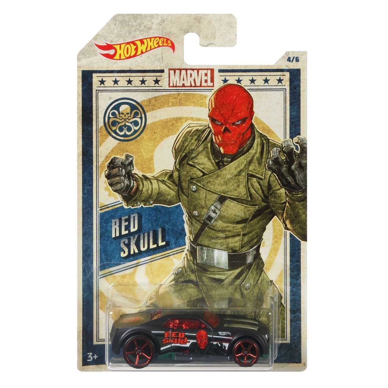 Red Skull Bully Goat 4/6 Hot Wheels Collect Them All