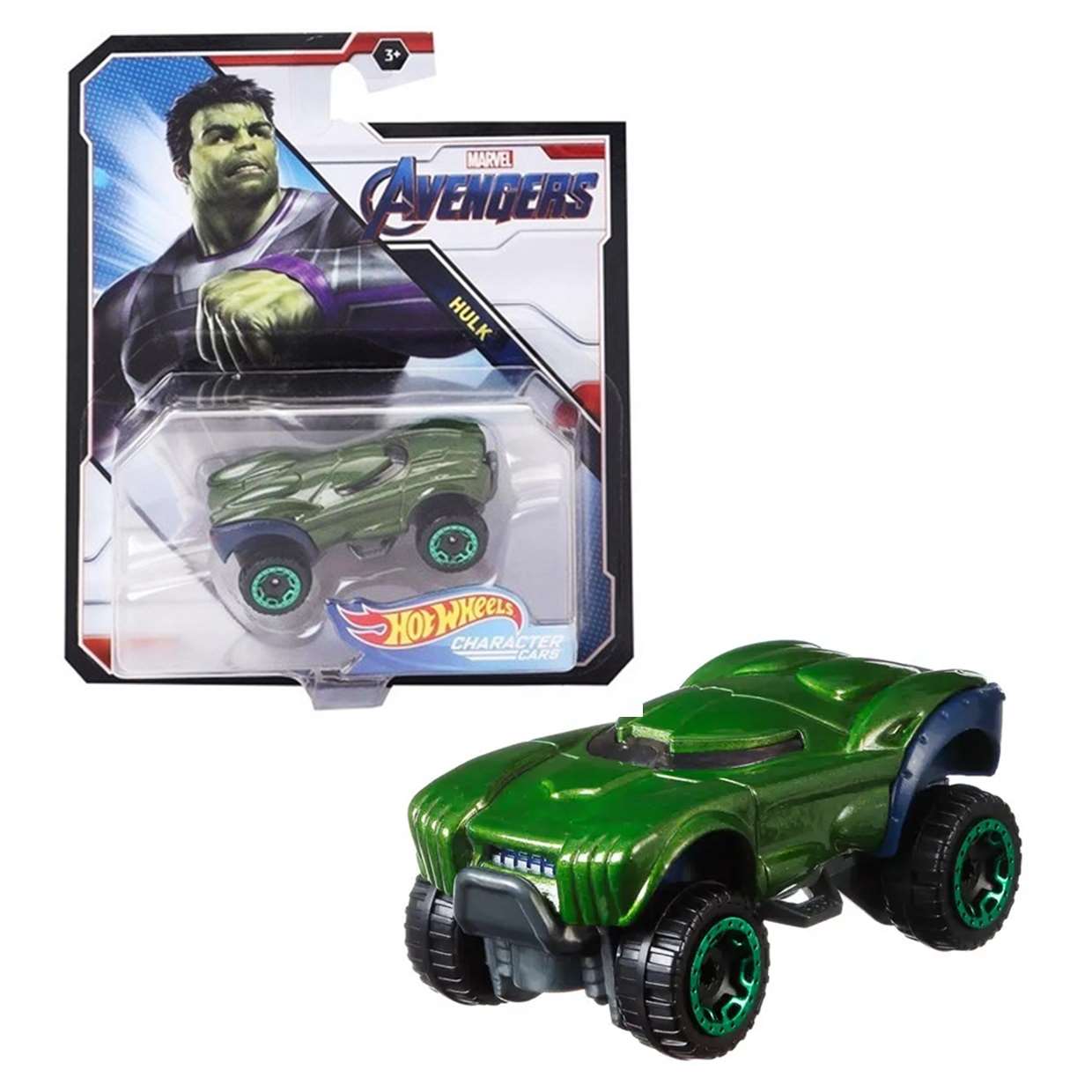 Hulk Hot Wheels Marvel Avengers End Game Character Cars