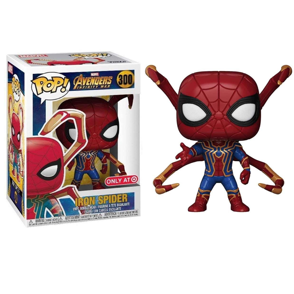 Iron Spider #300 Avengers Infinity War Funko Pop! Exclusivo Target