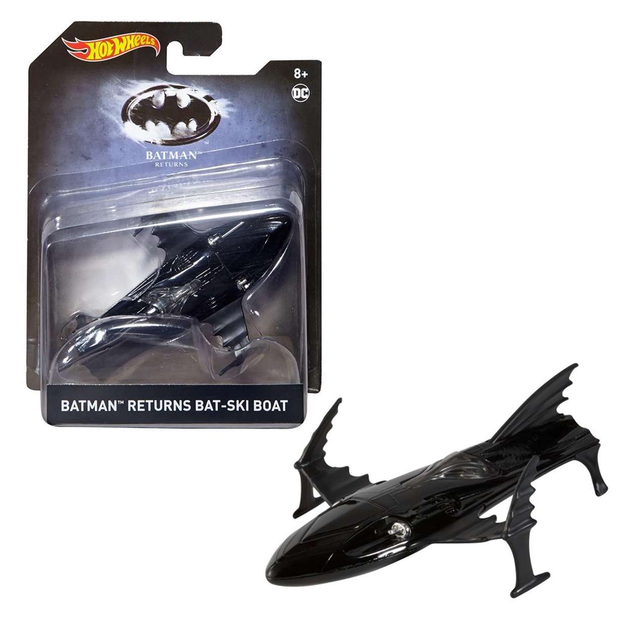 Batman Returns Bat Ski Boat Vehiculo Dc Comics Hot Wheels