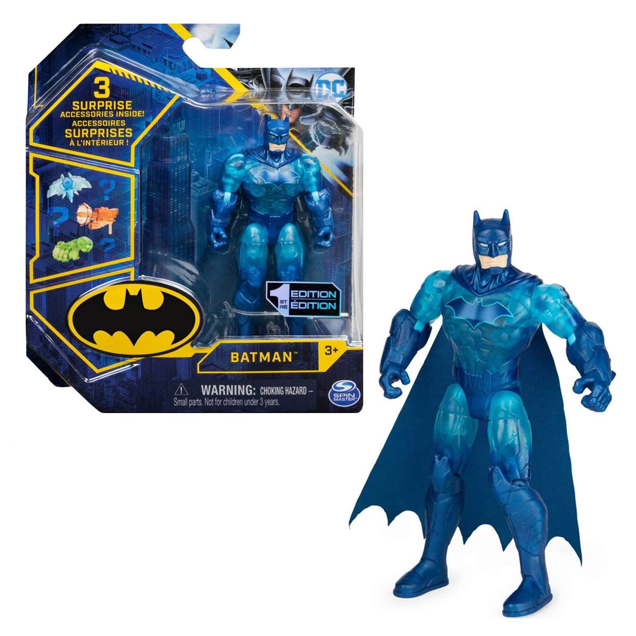 Batman Bat Tech Blue 1st Edition Dc Comics Spin Master 