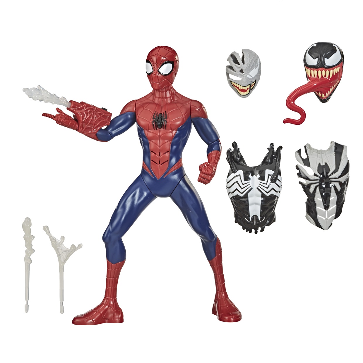 Spider Man Venom Gear 3 En 1 Figura Spider Man Maximum Venom