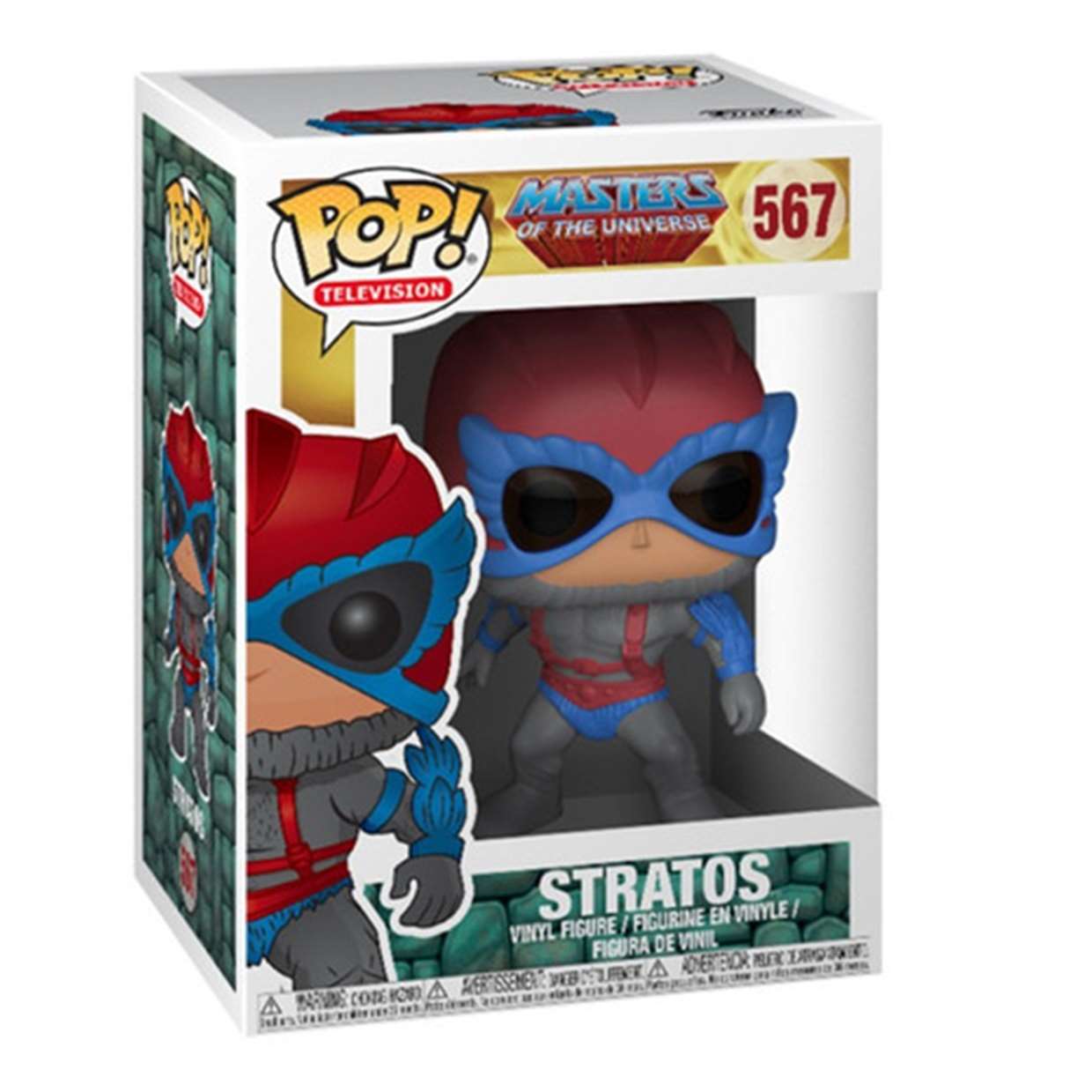 Pack Stratos #567 + Retro Play Masters Of The Universe Mini Figura Gratis!!