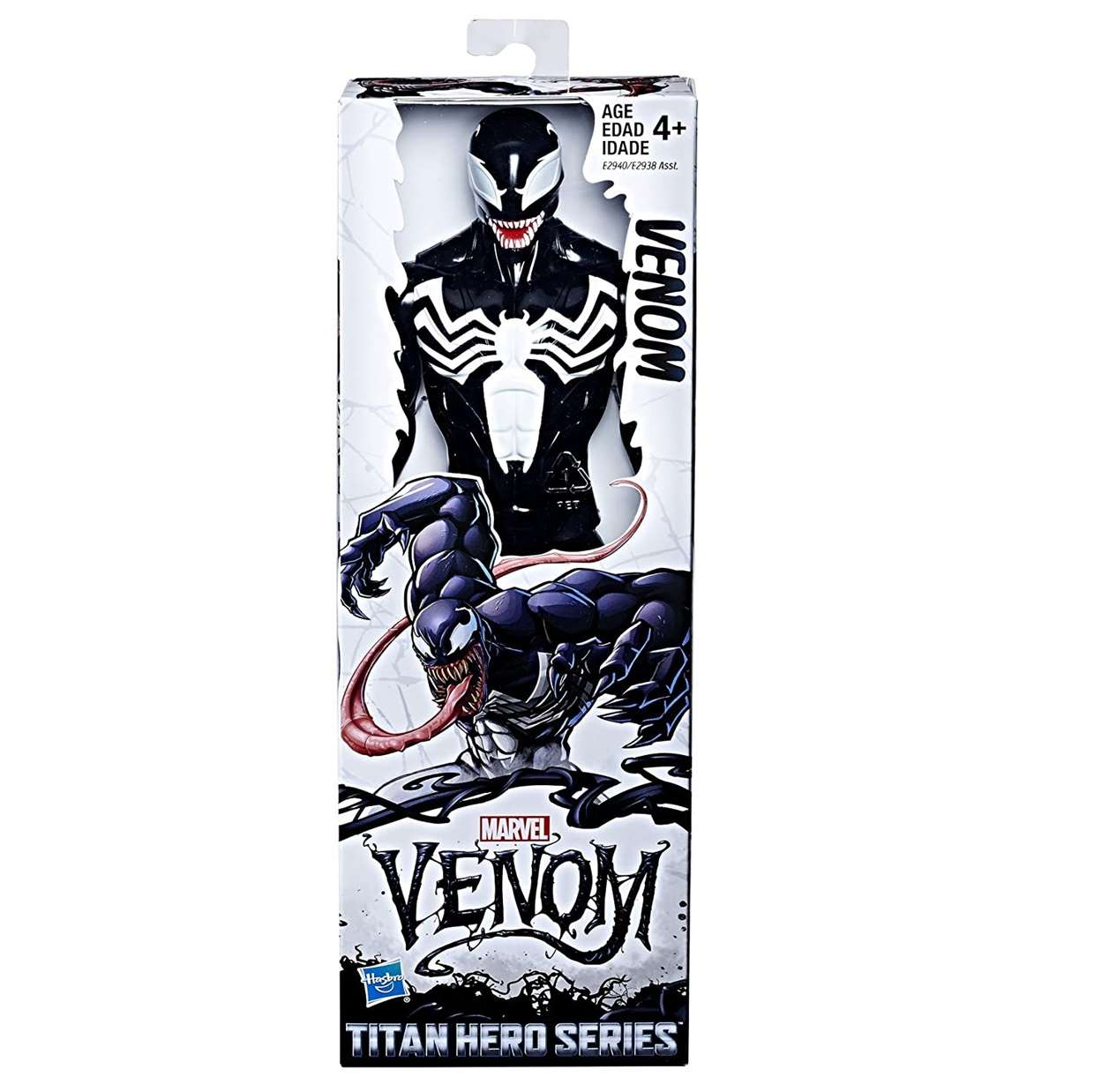 Venom Figura Marvel Venom Titan Hero Series Hasbro 12 Pulg