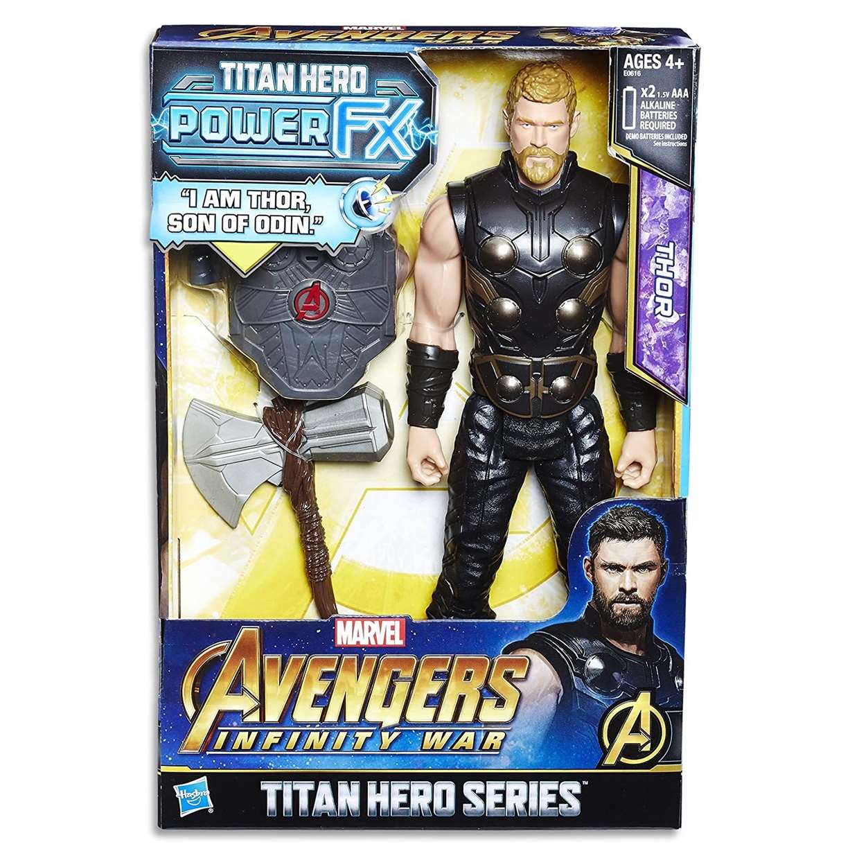 Thor Figura Avengers Infinity War Power FX Titan Heroes 12 Pulg