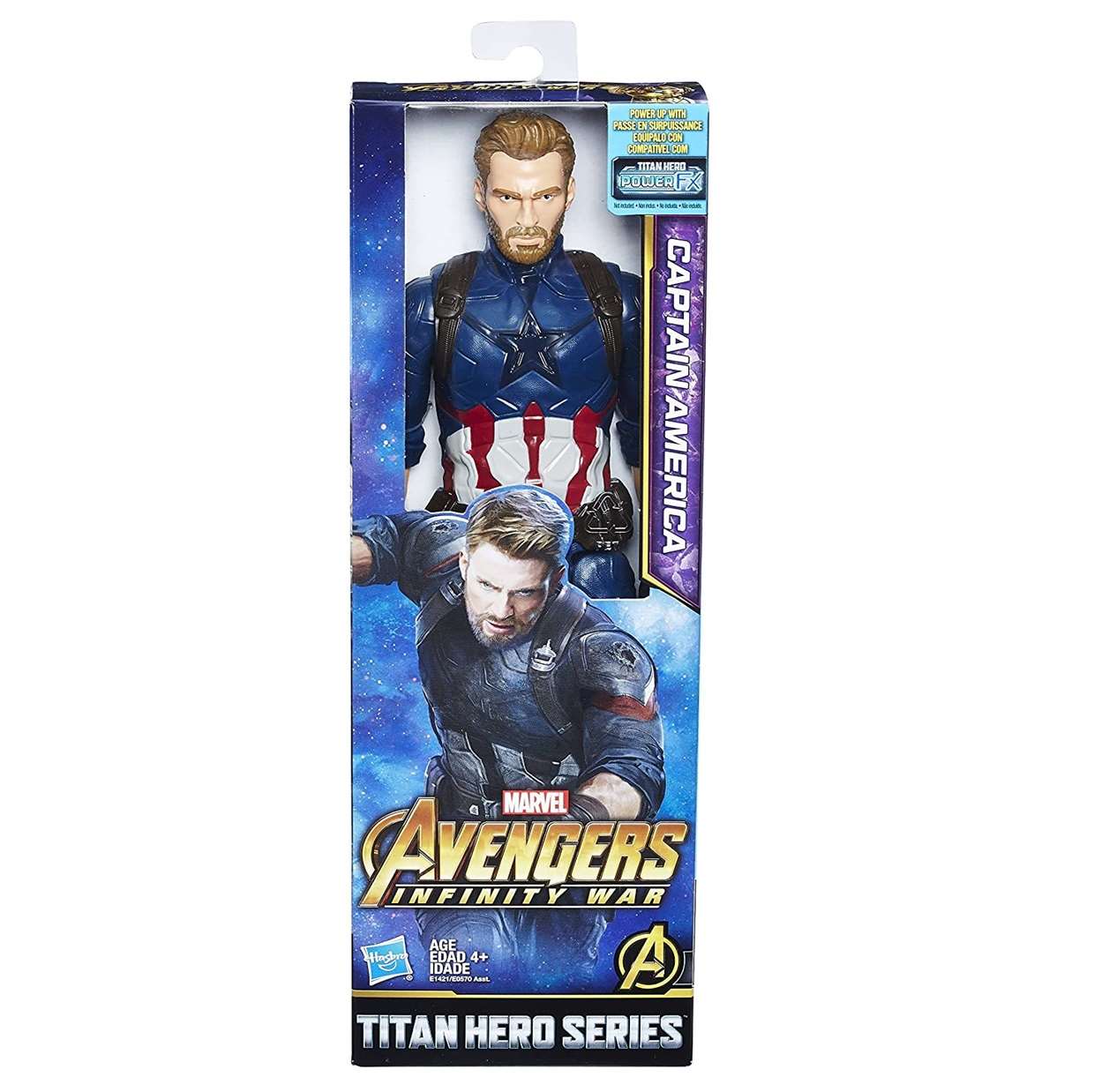 Capitán América Figura Avengers Infinity War  Titan Hero 12 PuLG