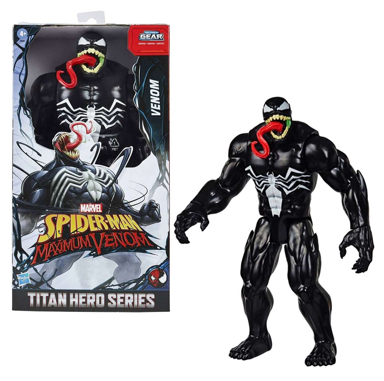 Venom Figura Marvel Spider Man Maximum Venom Blast Gear 