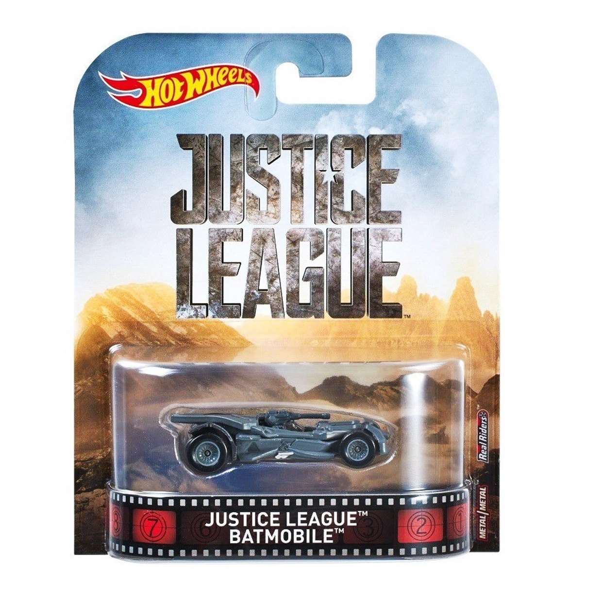 Batmobile Justice League Metal Real Rides Hot Wheels 