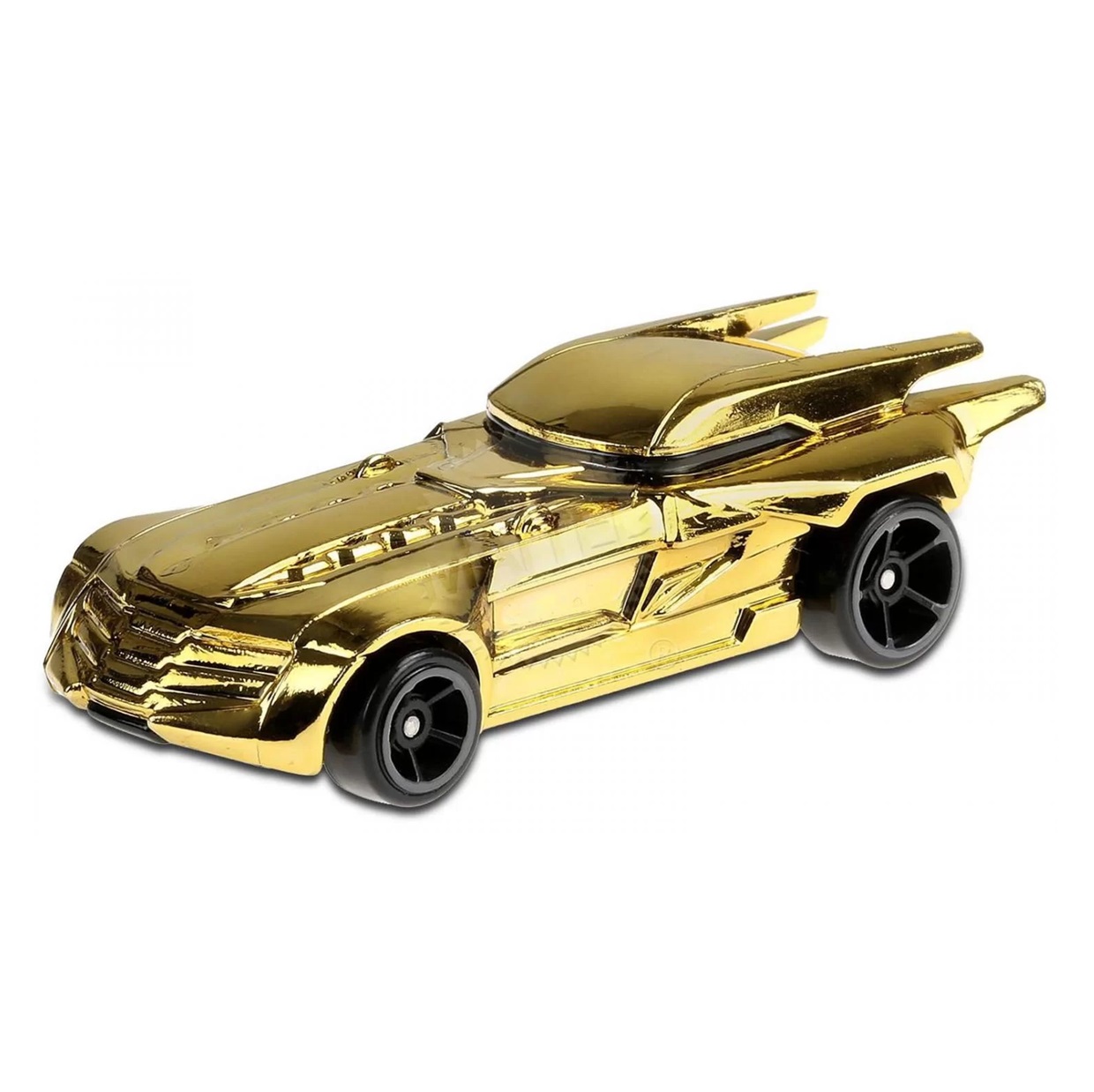 Batmobile Chrome Gold 3/5 Batman Dc Hot Wheels 9/250 