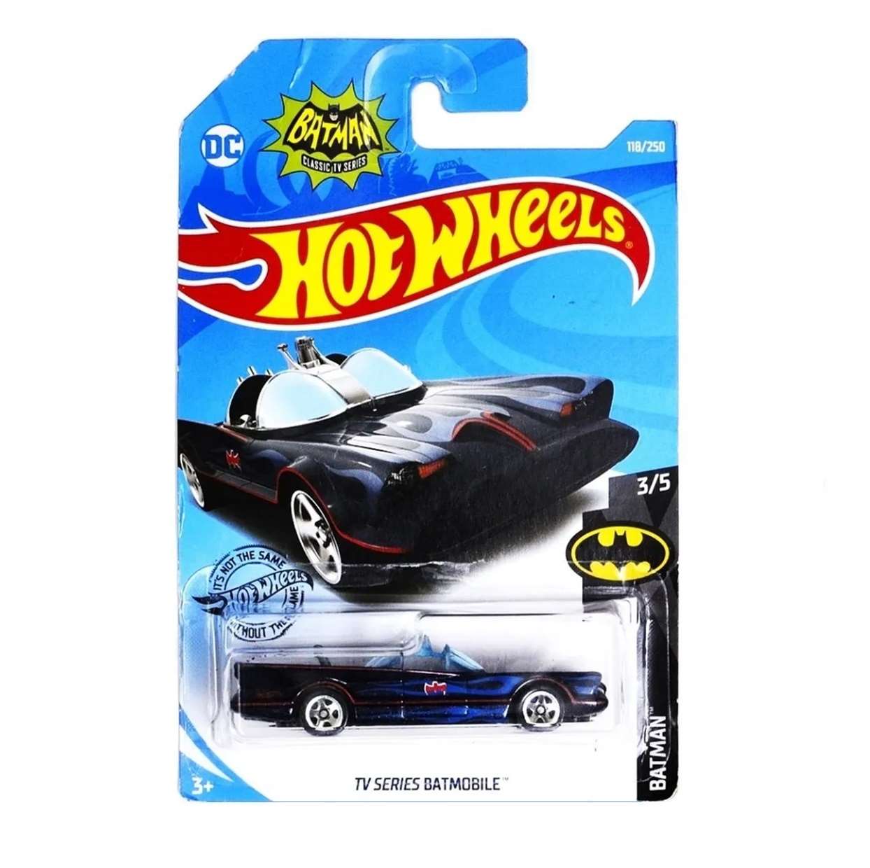 Batmobile 3/5 Batman Tv Series Vehiculo Dc Comics Hot Wheels