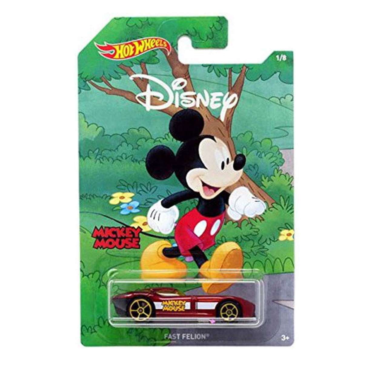 Mickey Mouse Fast Felion 1/8 Hot Wheels Mickey And Friends