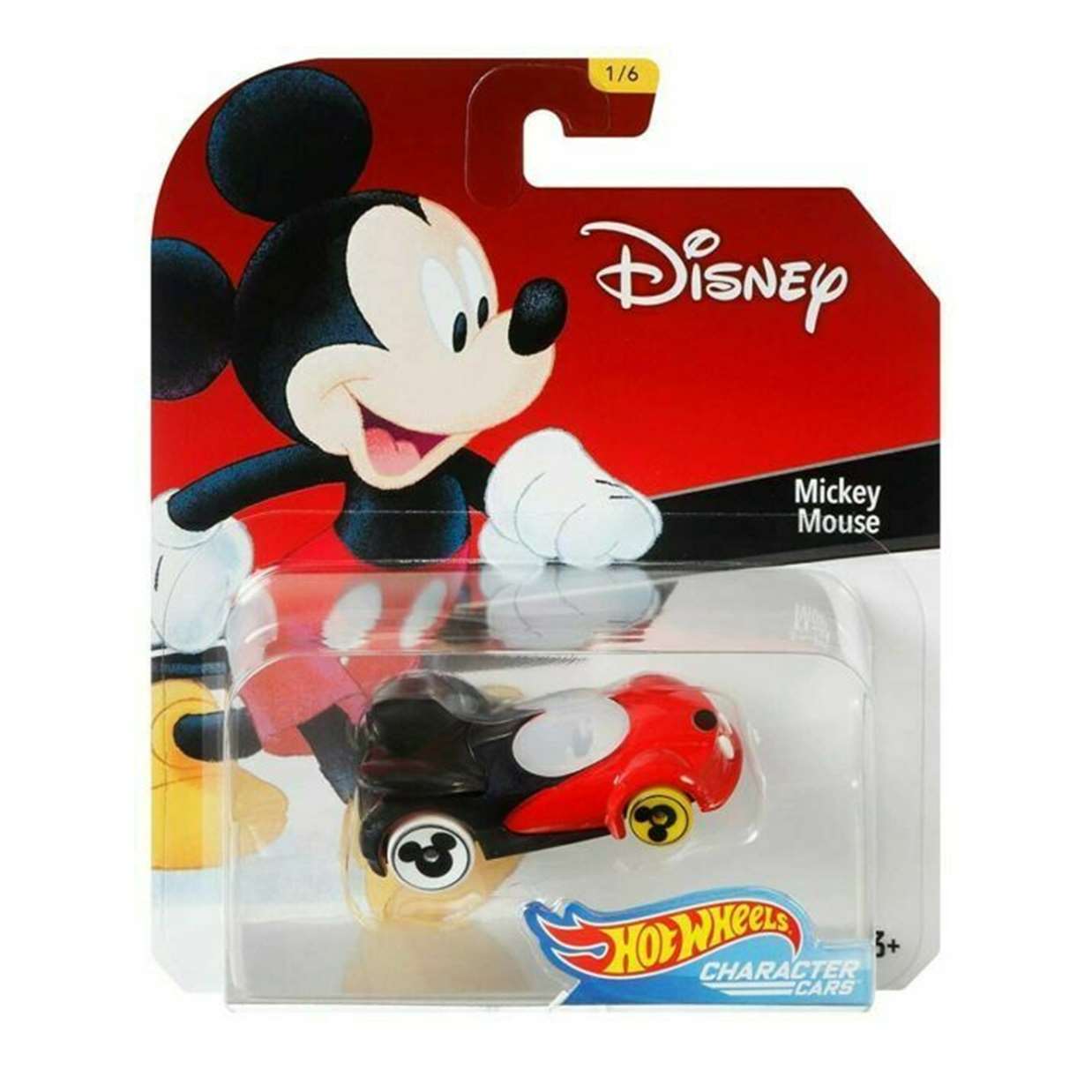 Mickey Mouse 1/6 Hot Wheels Disney Character Cars